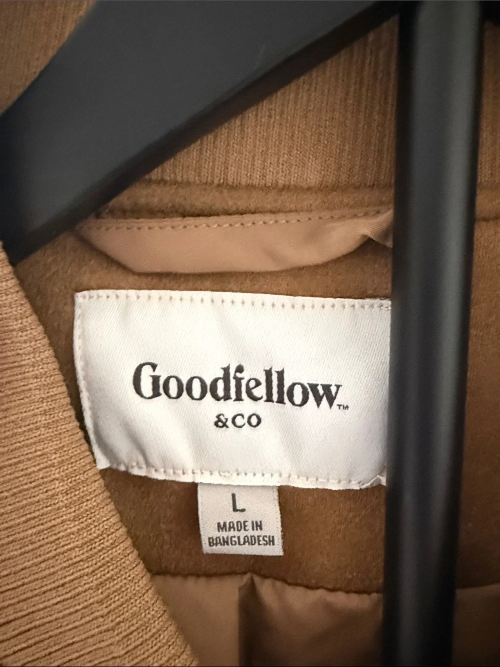 Goodfellow & Co Tan Bomber Jacket